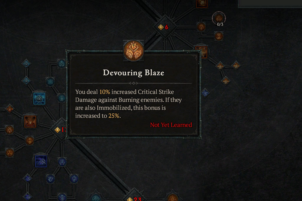 Diablo 4 Verschlingende Feuersbrunst