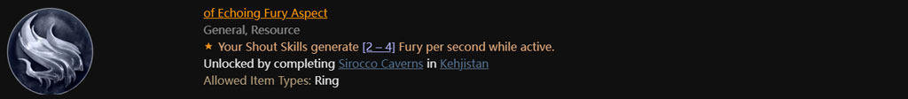 Echoing Fury Aspect